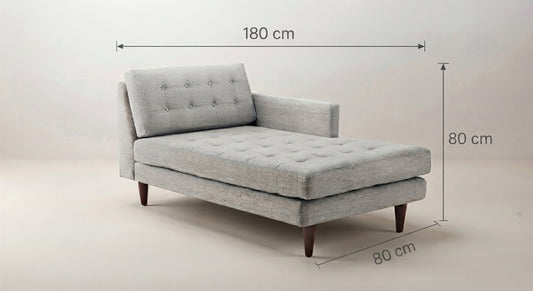 شيزلونج مودرن بألوان متعددة 80×180 سم - AKF098