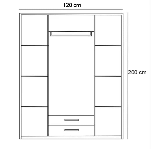 دولاب 160×200سم - CMD005