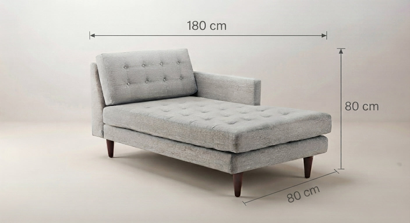 شيزلونج مودرن بألوان متعددة 80×180 سم - AKF098