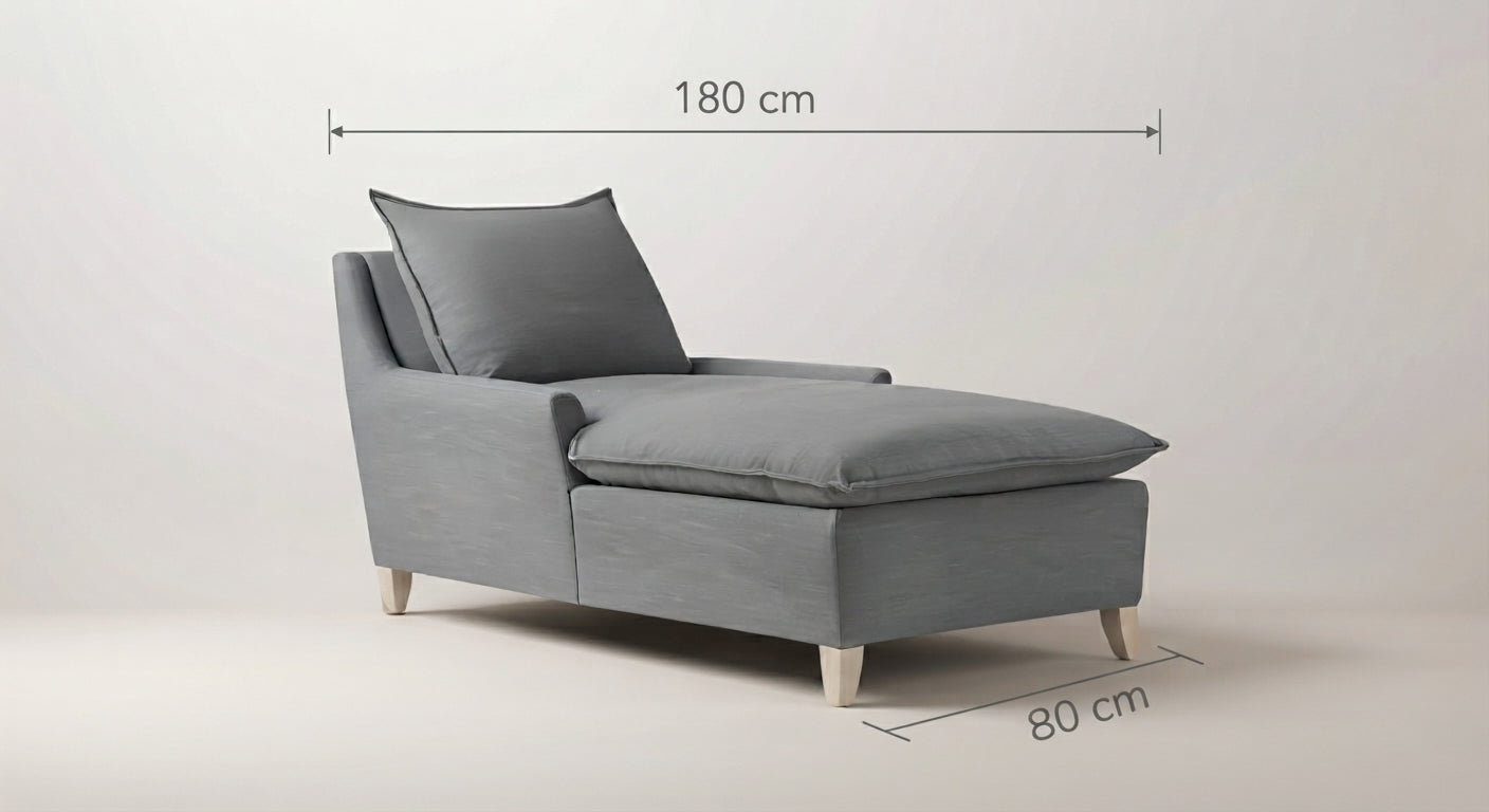 شيزلونج مودرن بألوان متعددة 80×180سم - AKF099