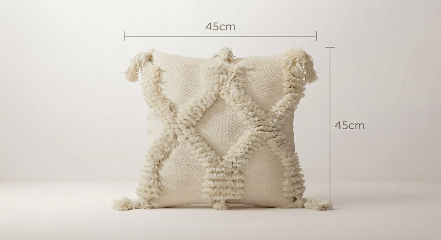 كوشن يدوية الصنع 45×45سم - LSO393